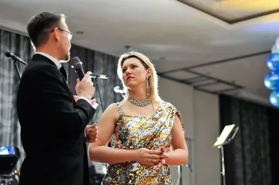 Katarzyna Hołysz oraz Jerzy Snakowski 