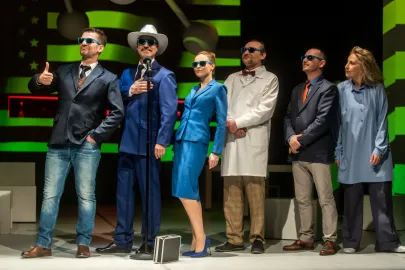 Spektakl "Czar molekuły" w Teatrze Miejskim w Gdyni