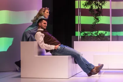 Spektakl "Czar molekuły" w Teatrze Miejskim w Gdyni