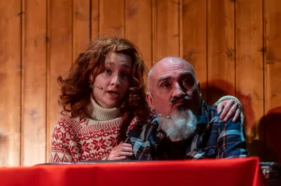 Próba medialna spektaklu "Tonja z Glimmerdalen" w Teatrze Miniatura