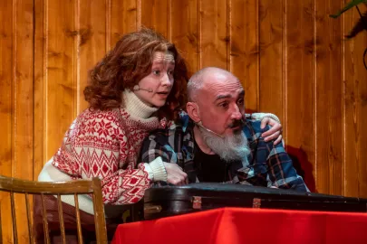 Próba medialna spektaklu "Tonja z Glimmerdalen" w Teatrze Miniatura