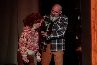 Próba medialna spektaklu "Tonja z Glimmerdalen" w Teatrze Miniatura
