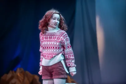 Próba medialna spektaklu "Tonja z Glimmerdalen" w Teatrze Miniatura