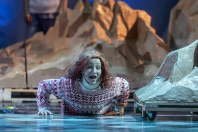 Próba medialna spektaklu "Tonja z Glimmerdalen" w Teatrze Miniatura