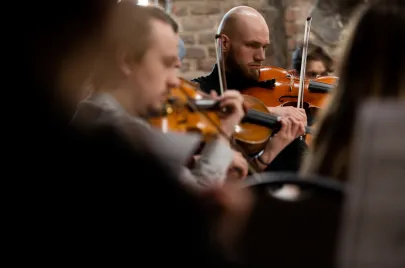 Próba orkiestry kameralnej - Baltic Alians w Gdańsku