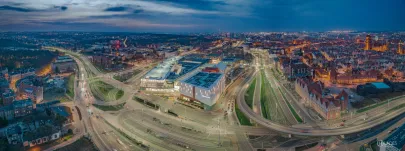 Wieczorne panoramy Gdańska
