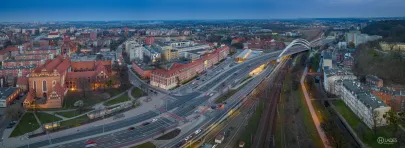 Wieczorne panoramy Gdańska