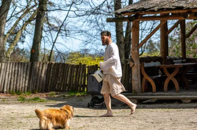 Sopocka majówka na Grodzisku przy ul. Haffnera 63  
