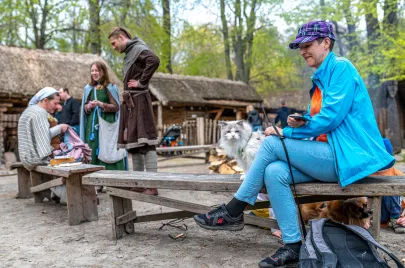 Sopocka majówka na Grodzisku przy ul. Haffnera 63  