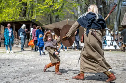 Sopocka majówka na Grodzisku przy ul. Haffnera 63  
