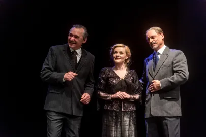 Próba medialna spektaklu Pułapka w Teatrze Miejskim w Gdyni