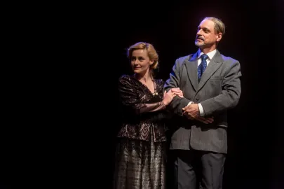 Próba medialna spektaklu Pułapka w Teatrze Miejskim w Gdyni