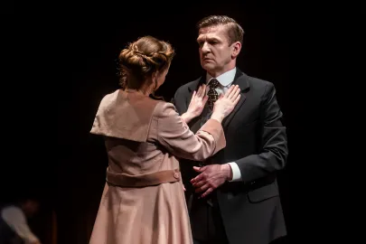 Próba medialna spektaklu Pułapka w Teatrze Miejskim w Gdyni