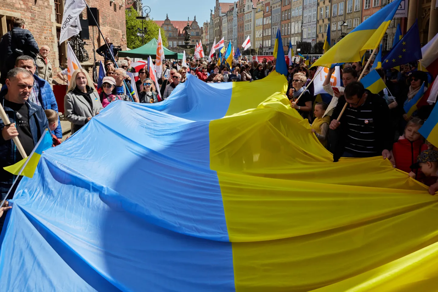 Marsz pokoju dla Ukrainy w Gdańsku