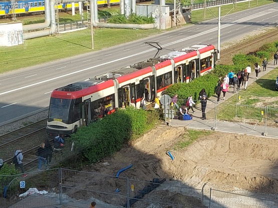 Skutki wypadku rowerzysty z tramwajem