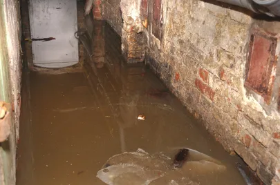 Reduta Żbik. Zalana piwnica, ignorancja zarządcy budynkiem