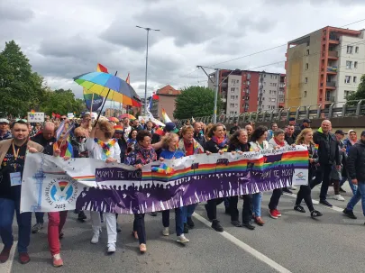 Urzędnicy na czele marszu