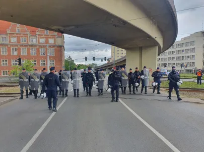 Ruch na Okopowej zamknięty
