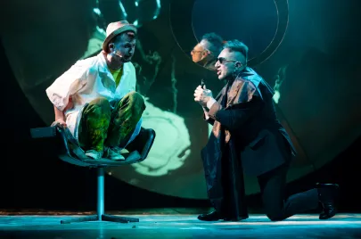 Próba medialna spektaklu "Momo" w Teatr Miniatura w Gdańsku