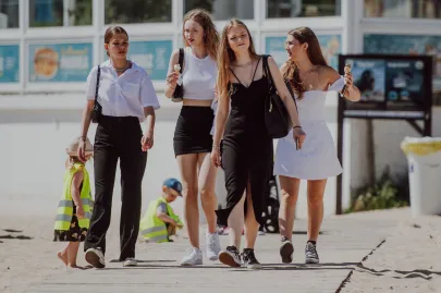 Pierwszy dzień wakacji w Gdańsku Brzeźno
