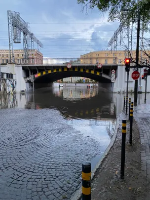 Pod mostem we Wrzeszczu