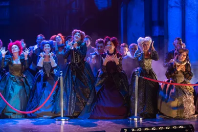 Próba medialna "Something Rotten, czyli coś się psuje" w Teatrze Muzycznym w Gdyni