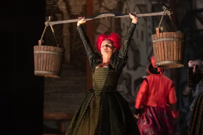 Próba medialna "Something Rotten, czyli coś się psuje" w Teatrze Muzycznym w Gdyni