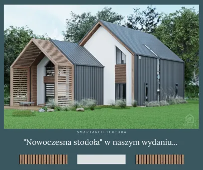 Projekt w stylu "nowoczesna stodoła"