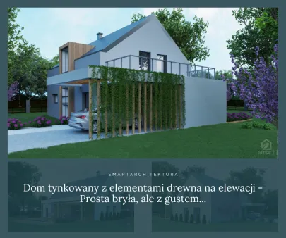 Projekt indywidualny, budowlany domu