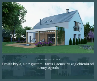 Projekt indywidualny, budowlany domu