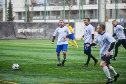 01.01.2023 Noworoczny mecz oldbojów Arki i Bałtyku Gdynia 