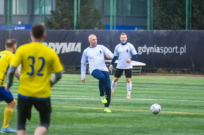 01.01.2023 Noworoczny mecz oldbojów Arki i Bałtyku Gdynia 