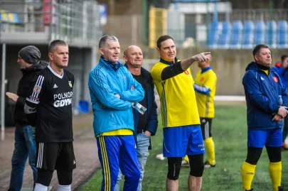 01.01.2023 Noworoczny mecz oldbojów Arki i Bałtyku Gdynia 