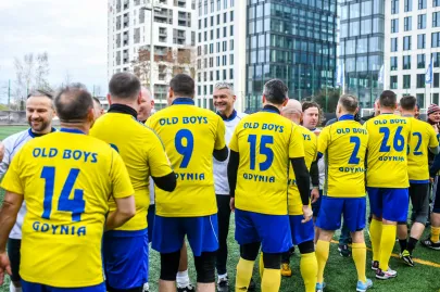 01.01.2023 Noworoczny mecz oldbojów Arki i Bałtyku Gdynia 