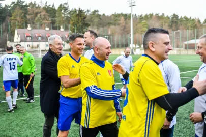 01.01.2023 Noworoczny mecz oldbojów Arki i Bałtyku Gdynia 