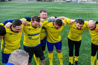 01.01.2023 Noworoczny mecz oldbojów Arki i Bałtyku Gdynia 