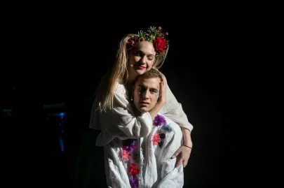 Próba medialna dyplomu IV roku SWA z piosenki aktorskiej "Gruski pospodały" na Scenie Kameralnej Teatru Muzycznego w Gdyni 