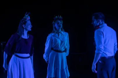 Próba medialna dyplomu IV roku SWA z piosenki aktorskiej "Gruski pospodały" na Scenie Kameralnej Teatru Muzycznego w Gdyni 