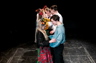 Próba medialna dyplomu IV roku SWA z piosenki aktorskiej "Gruski pospodały" na Scenie Kameralnej Teatru Muzycznego w Gdyni 