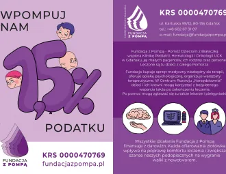 Zdjęcie 1/2 - Fundacja z Pompą - Pomóż Dzieciom z Białaczką Gdańsk