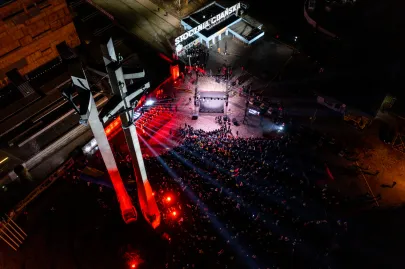 Europejski Wiec Solidarności z Ukrainą na Placu Solidarności w Gdańsku