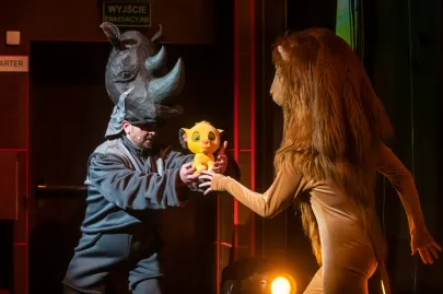 Próba medialna spektaklu "Pan Disney zaprasza" w Teatrze Muzycznym w Gdyni