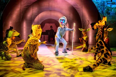 Próba medialna spektaklu "Pan Disney zaprasza" w Teatrze Muzycznym w Gdyni