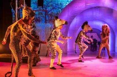 Próba medialna spektaklu "Pan Disney zaprasza" w Teatrze Muzycznym w Gdyni