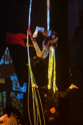 Próba medialna spektaklu "Pan Disney zaprasza" w Teatrze Muzycznym w Gdyni