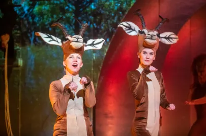 Próba medialna spektaklu "Pan Disney zaprasza" w Teatrze Muzycznym w Gdyni