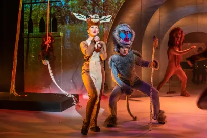 Próba medialna spektaklu "Pan Disney zaprasza" w Teatrze Muzycznym w Gdyni