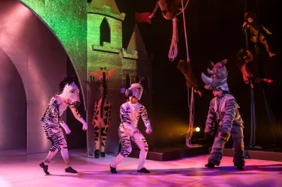 Próba medialna spektaklu "Pan Disney zaprasza" w Teatrze Muzycznym w Gdyni
