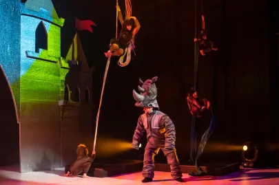 Próba medialna spektaklu "Pan Disney zaprasza" w Teatrze Muzycznym w Gdyni