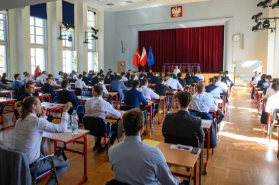 Matura z matematyki w Technikum Łączności w Gdańsku